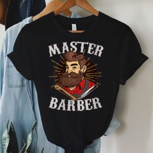 Master Barber" Graphic T-Shirt - 100% Cotton, Unisex Tee